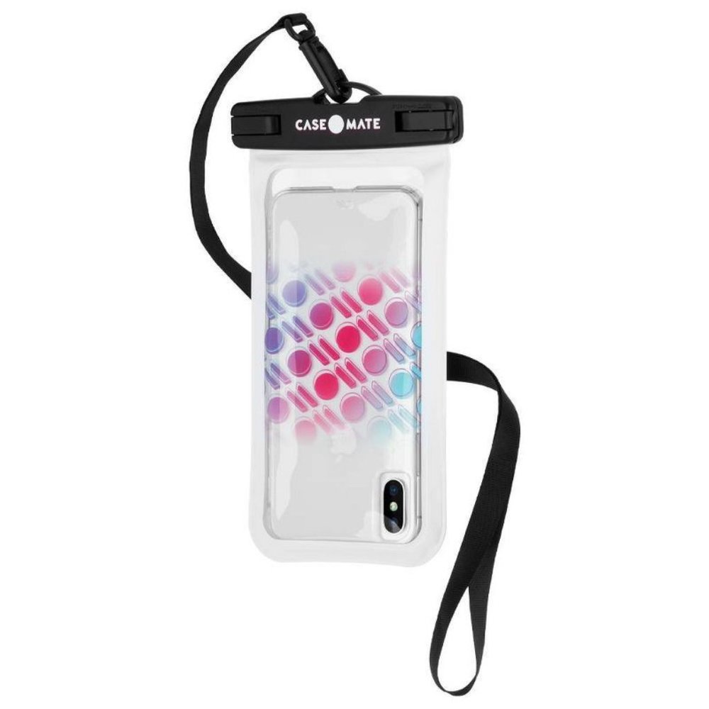 Case Mate Waterproof Pouch Fits Most Smartphones w/Detachable Lanyard NEW